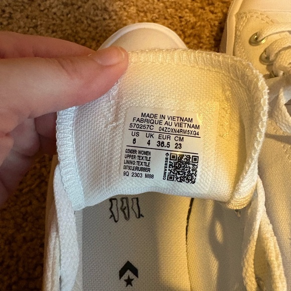 Converse All Star White Sneakers - Picture 4 of 4